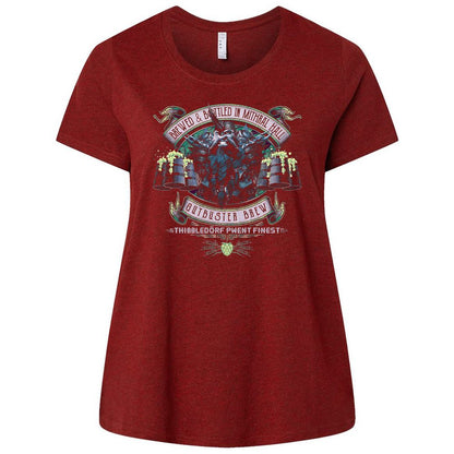 Ladies Curvy Jersey - 9DDEZPYS - Cardinal - 10