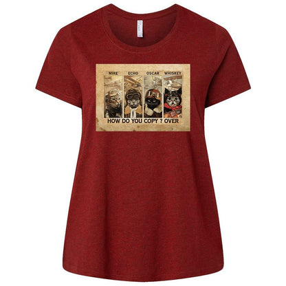 Ladies Curvy Jersey - BQQAEB7J - Cardinal - 10