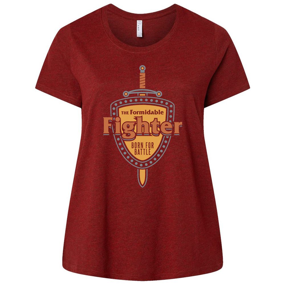 Ladies Curvy Jersey - KUUTBYBV - Cardinal - 10