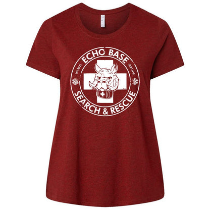 Ladies Curvy Jersey - LQ28S3P9 - Cardinal - 10