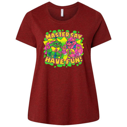 Ladies Curvy Jersey - ZXJ62K3D - Cardinal - 10