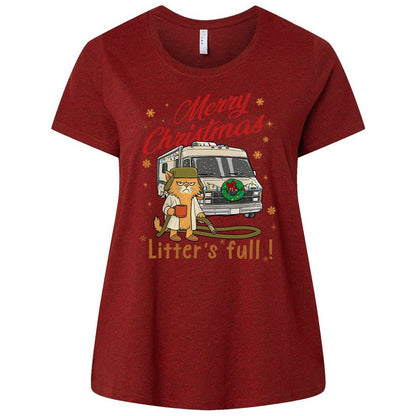 Ladies Curvy Jersey - EHFH8FRH - Cardinal - 10