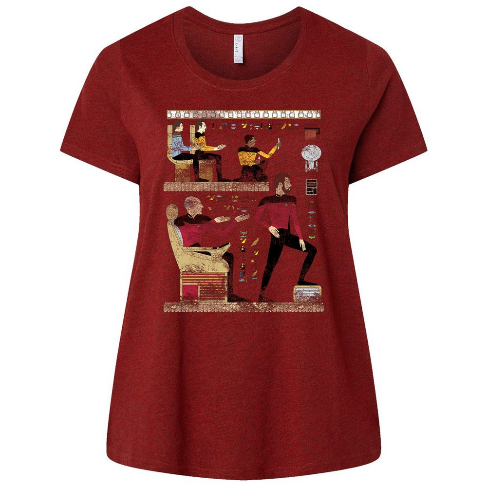 Ladies Curvy Jersey - FZW7HBN2 - Cardinal - 10