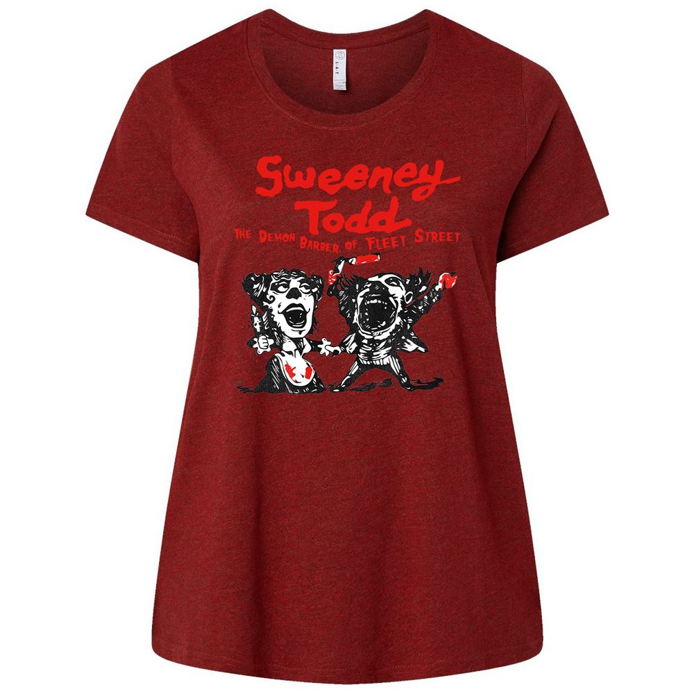 Ladies Curvy Jersey - NBDWZDMF - Cardinal - 10