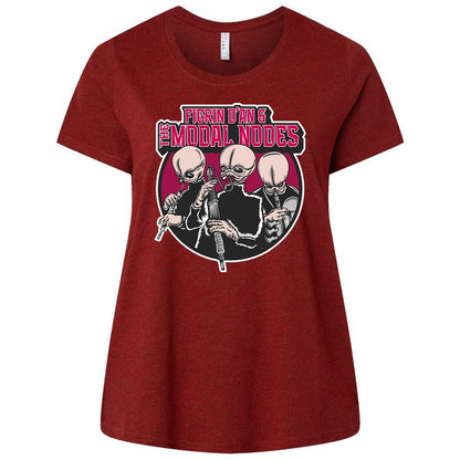 Ladies Curvy Jersey - URLW9C1K - Cardinal - 10