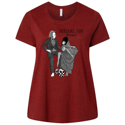 Ladies Curvy Jersey - 12QZT7GR - Cardinal - 10