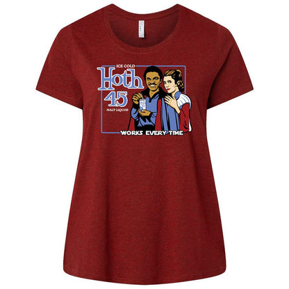 Ladies Curvy Jersey - TVB58VYH - Cardinal - 10