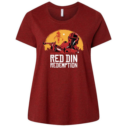 Ladies Curvy Jersey - RZECS984 - Cardinal - 10