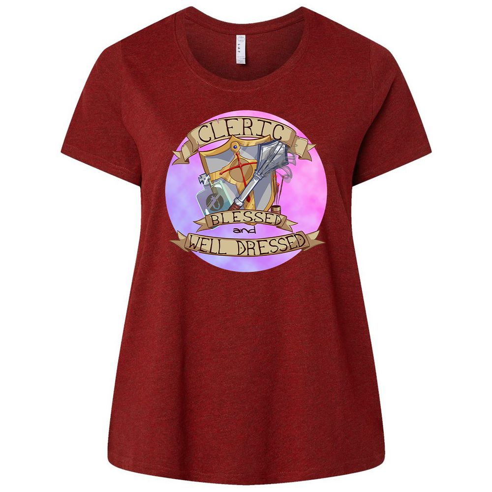 Ladies Curvy Jersey - LMTM3CBY - Cardinal - 10