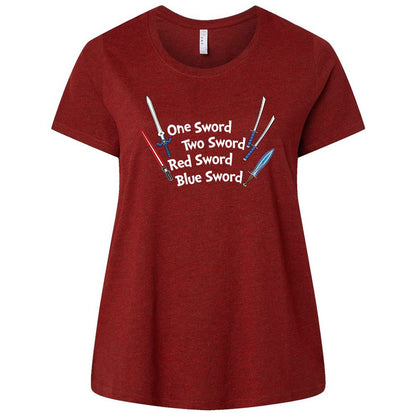 Ladies Curvy Jersey - MTEQSGL7 - Cardinal - 10