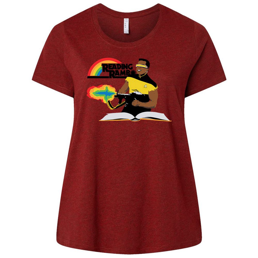 Ladies Curvy Jersey - LBJBNXU1 - Cardinal - 10