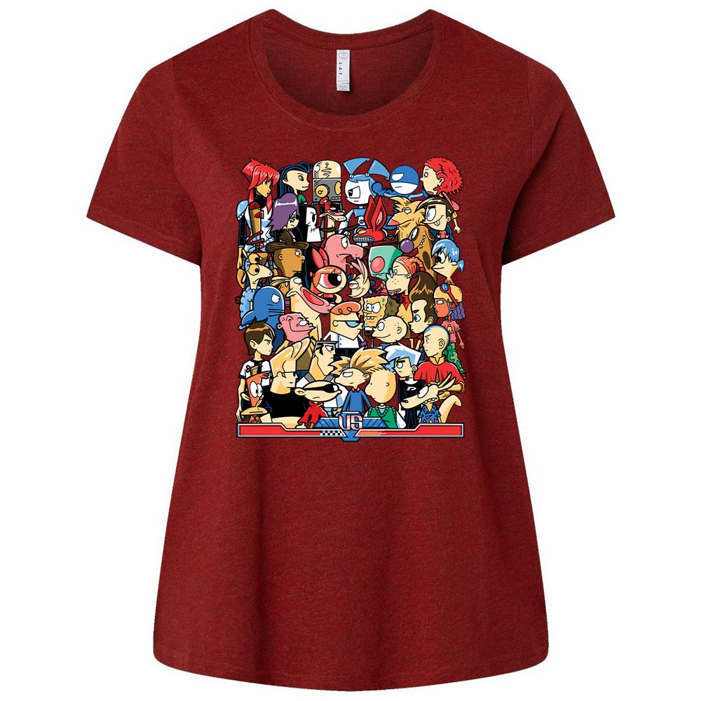 Ladies Curvy Jersey - A7A2ZN65 - Cardinal - 10