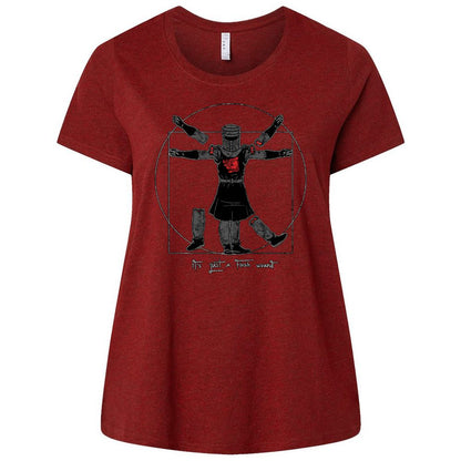 Ladies Curvy Jersey - KWQKVARN - Cardinal - 10