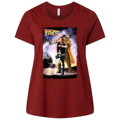 Ladies Curvy Jersey - ELM8FVXR - Cardinal - 10