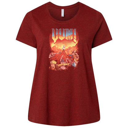 Ladies Curvy Jersey - XR5G1ZDS - Cardinal - 10