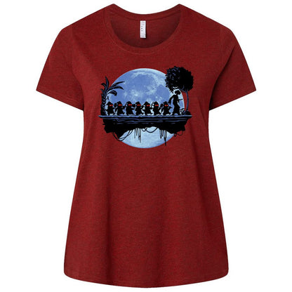 Ladies Curvy Jersey - JL72XJX3 - Cardinal - 10