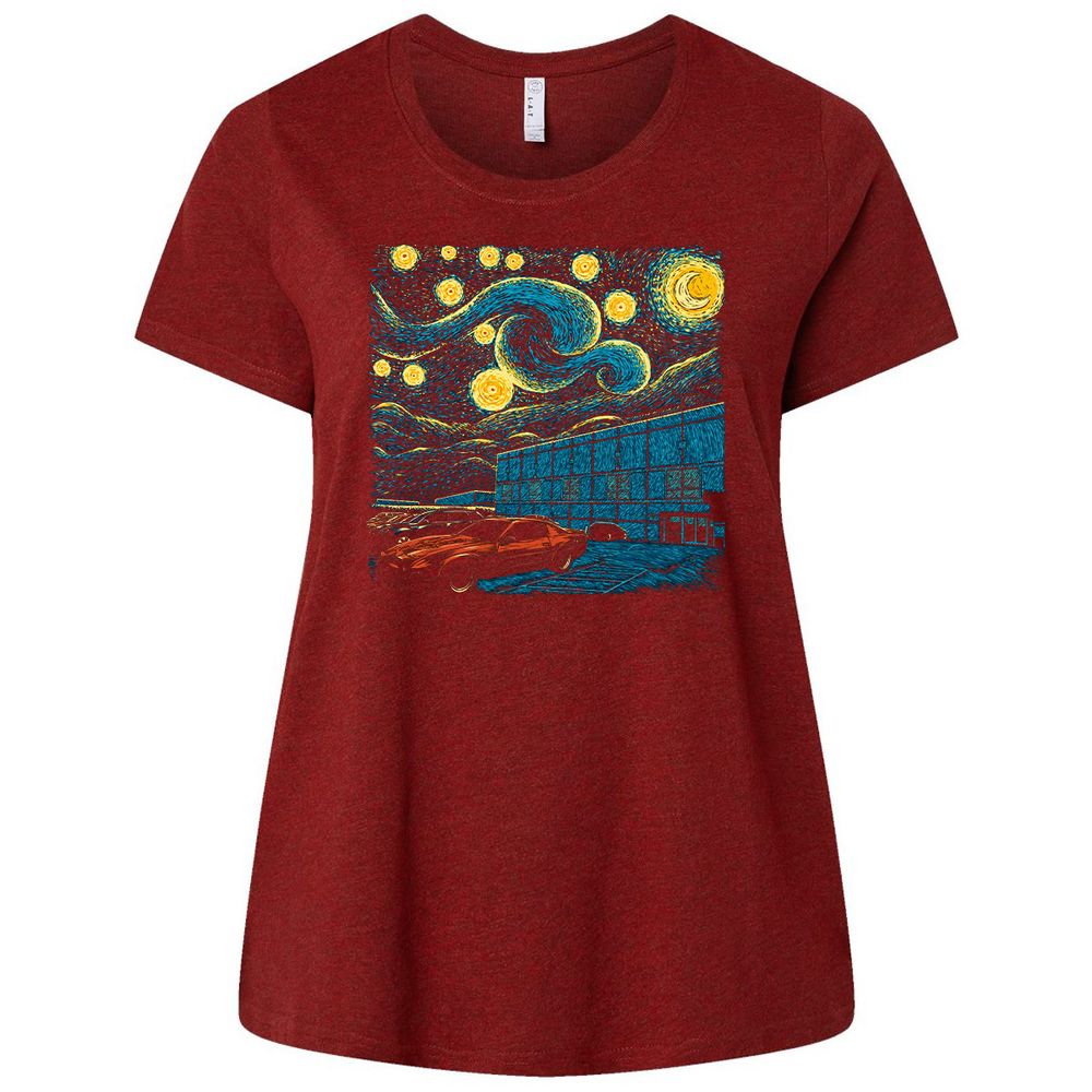 Ladies Curvy Jersey - DED1WZGT - Cardinal - 10