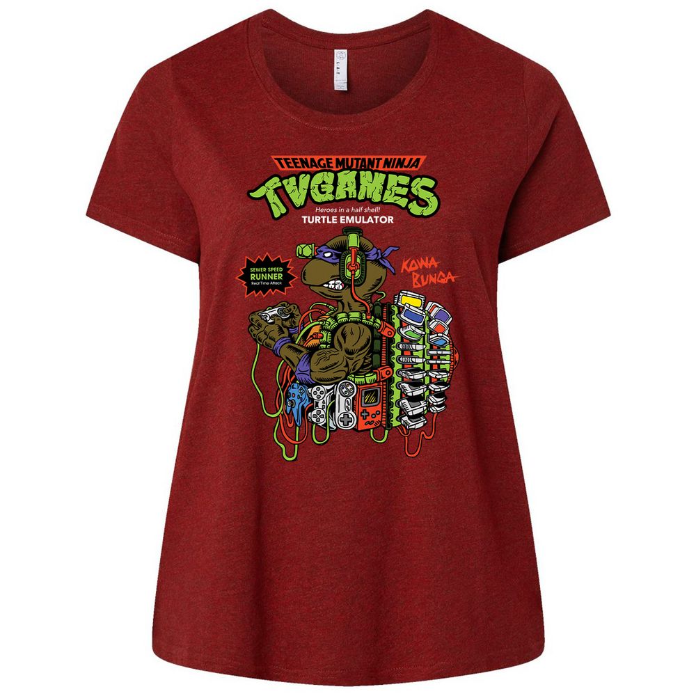 Ladies Curvy Jersey - XJS6AKEJ - Cardinal - 10