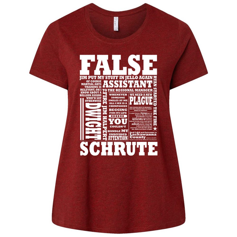 Ladies Curvy Jersey - 7WPLWAEK - Cardinal - 10