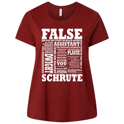 Ladies Curvy Jersey - 7WPLWAEK - Cardinal - 10