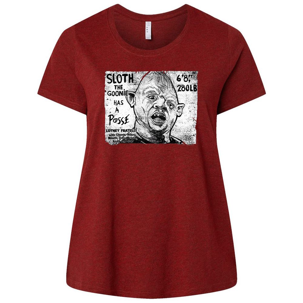 Ladies Curvy Jersey - VBFSUZWG - Cardinal - 10