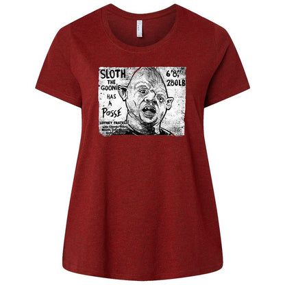 Ladies Curvy Jersey - VBFSUZWG - Cardinal - 10