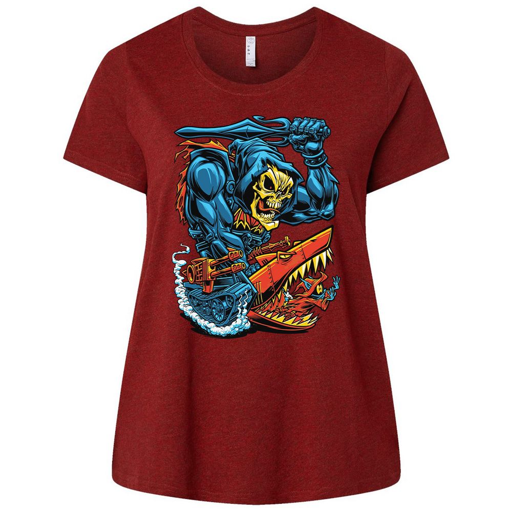 Ladies Curvy Jersey - JSG87ZG3 - Cardinal - 10