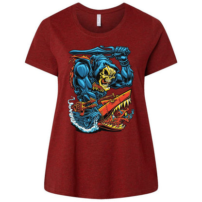 Ladies Curvy Jersey - JSG87ZG3 - Cardinal - 10