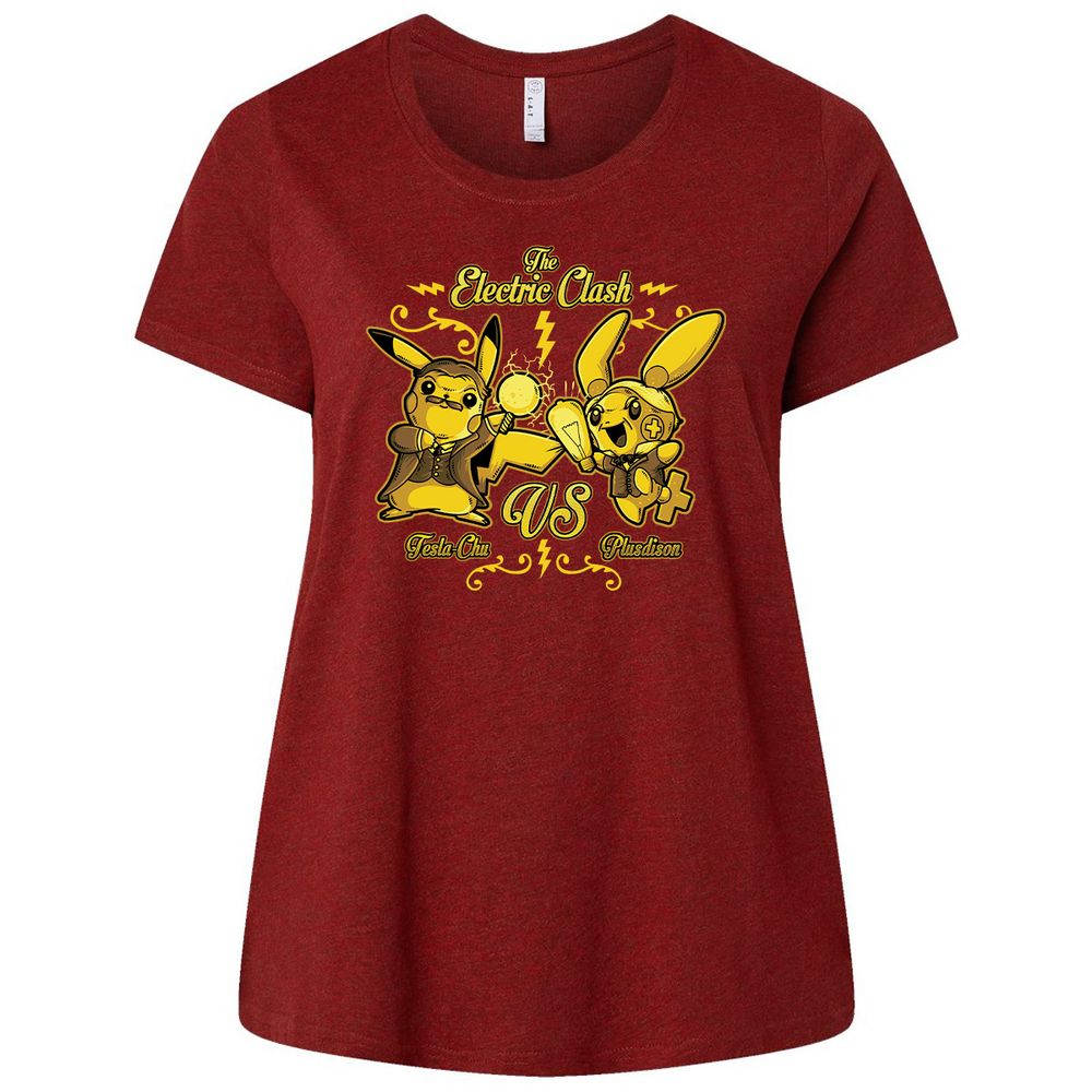 Ladies Curvy Jersey - DEJX1F2V - Cardinal - 10