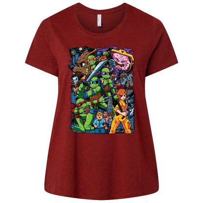 Ladies Curvy Jersey - F4965KFA - Cardinal - 10