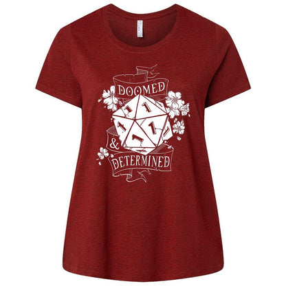 Ladies Curvy Jersey - UQ57P55C - Cardinal - 10