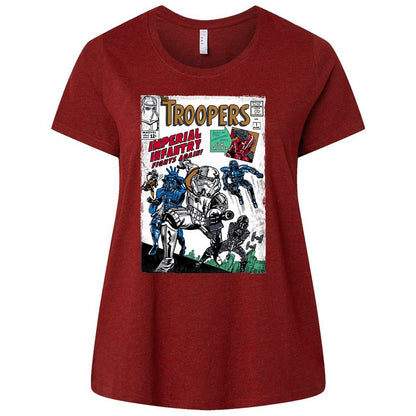 Ladies Curvy Jersey - EG1ED326 - Cardinal - 10