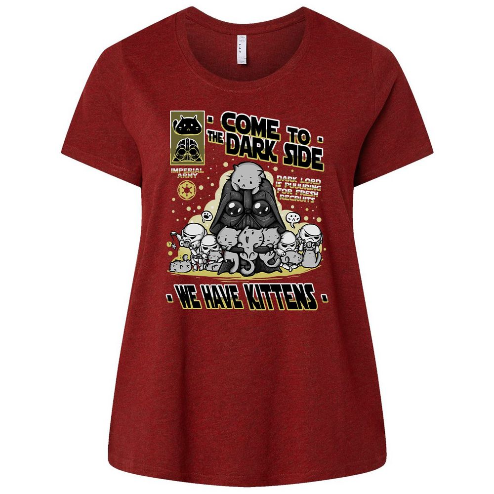 Ladies Curvy Jersey - YGNXT6V3 - Cardinal - 10