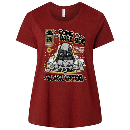 Ladies Curvy Jersey - YGNXT6V3 - Cardinal - 10