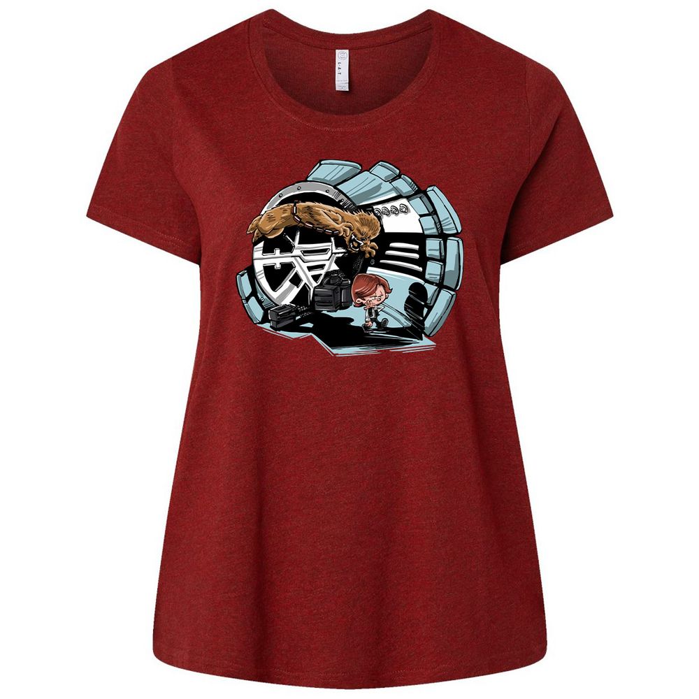 Ladies Curvy Jersey - HW5382BV - Cardinal - 10