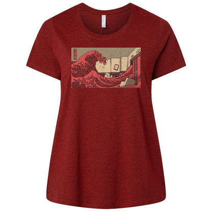 Ladies Curvy Jersey - A38MK3V9 - Cardinal - 10