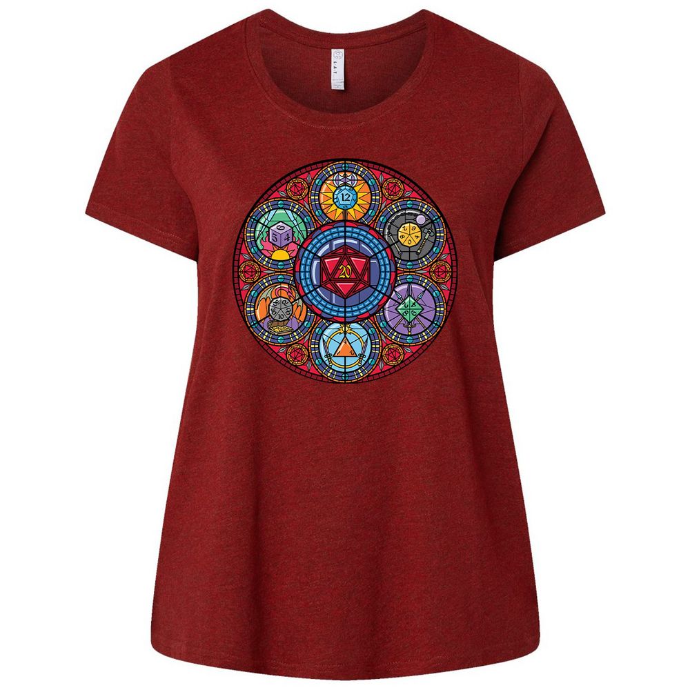 Ladies Curvy Jersey - A22KVZLT - Cardinal - 10