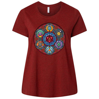 Ladies Curvy Jersey - A22KVZLT - Cardinal - 10