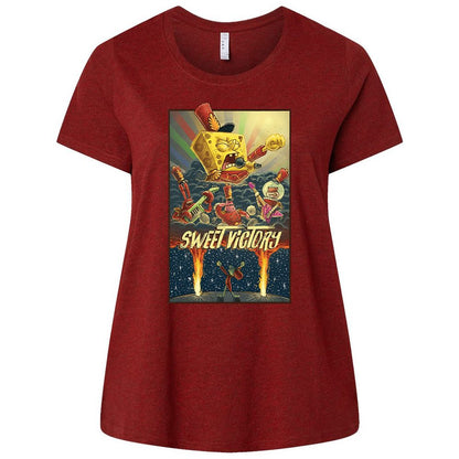 Ladies Curvy Jersey - 1DSCB9PB - Cardinal - 10