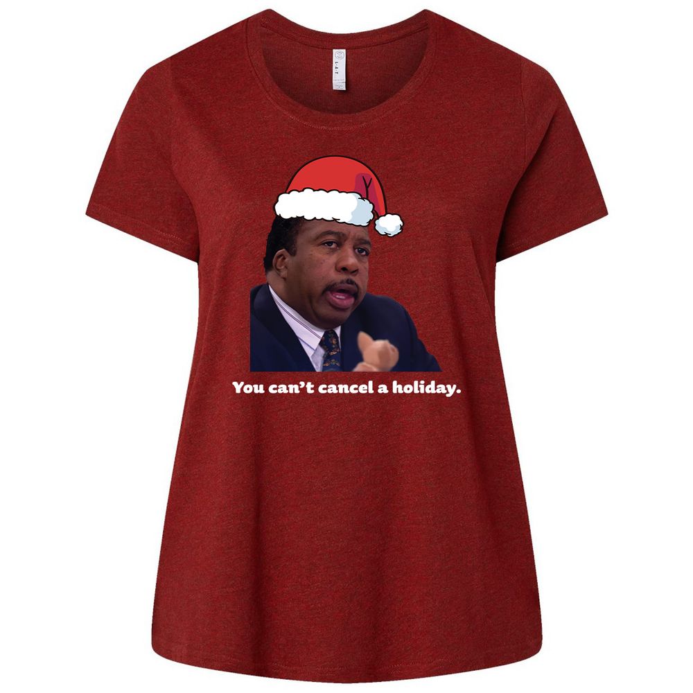 Ladies Curvy Jersey - TE6ZCH6U - Cardinal - 10