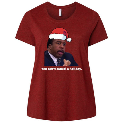 Ladies Curvy Jersey - TE6ZCH6U - Cardinal - 10