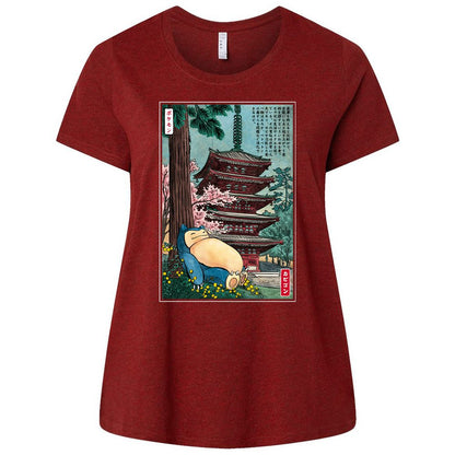 Ladies Curvy Jersey - T67YKWNW - Cardinal - 10