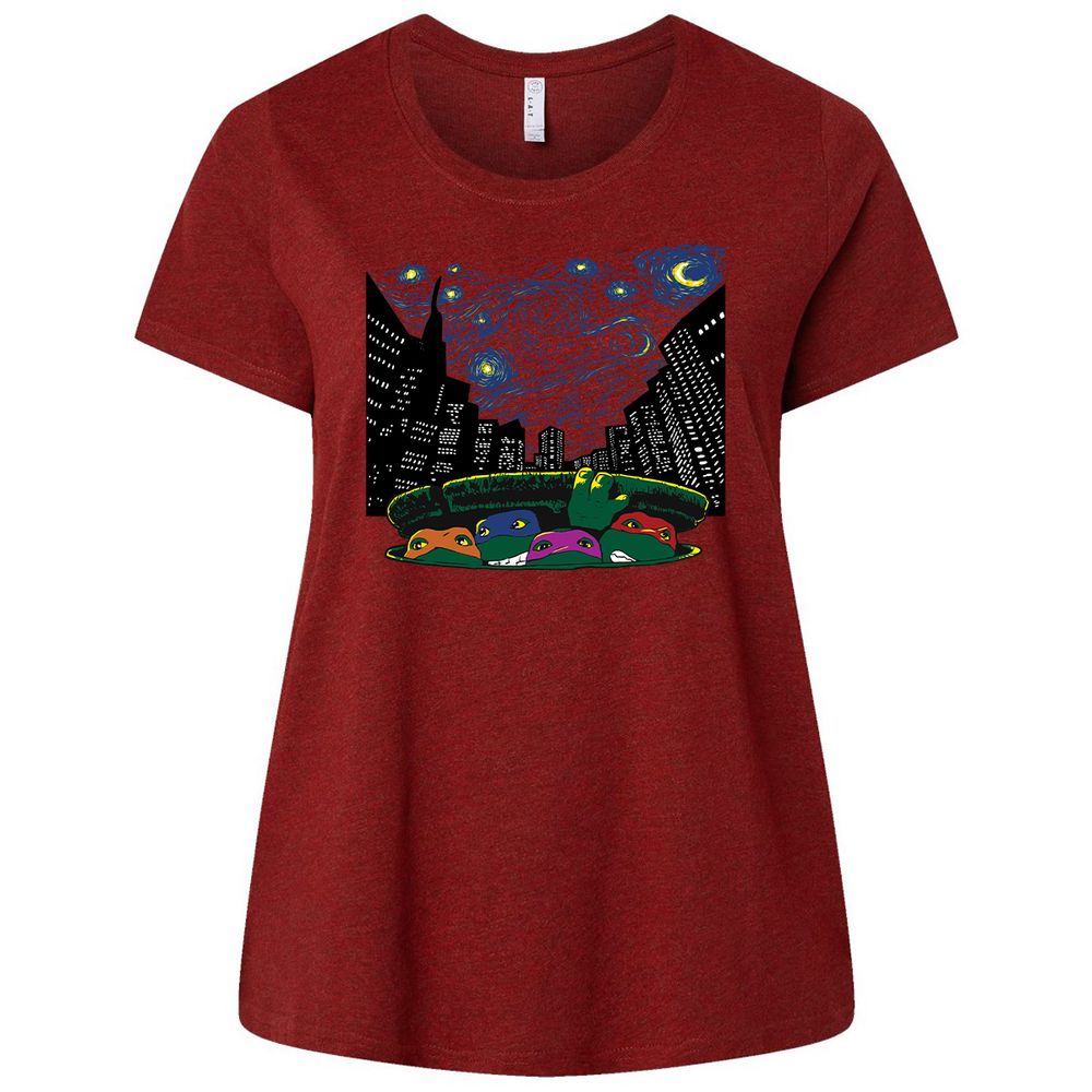 Ladies Curvy Jersey - VW5NBMQ7 - Cardinal - 10