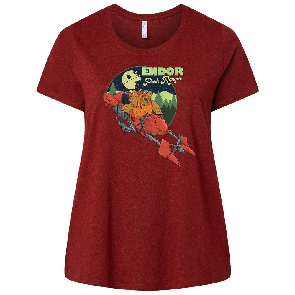 Ladies Curvy Jersey - 4F8NQE65 - Cardinal - 10