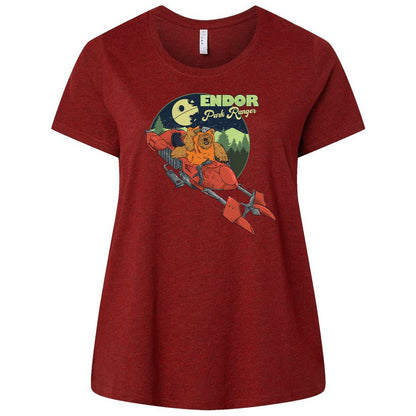 Ladies Curvy Jersey - 4F8NQE65 - Cardinal - 10