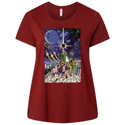 Ladies Curvy Jersey - UAKHEGNM - Cardinal - 10