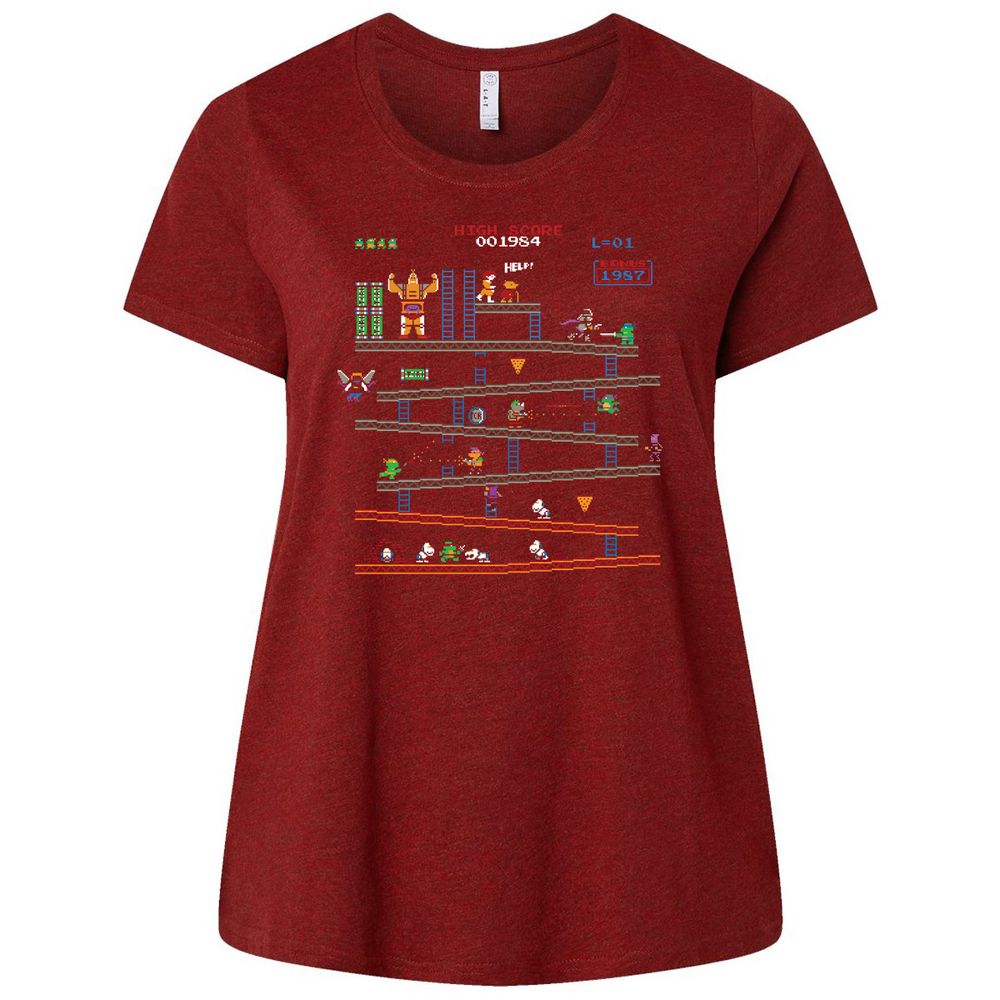 Ladies Curvy Jersey - 8SR25S8J - Cardinal - 10