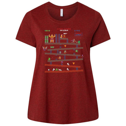 Ladies Curvy Jersey - 8SR25S8J - Cardinal - 10