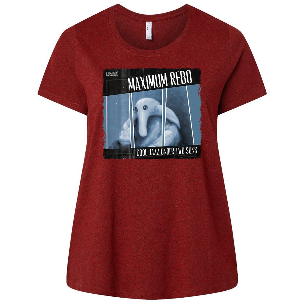 Ladies Curvy Jersey - 24Q8CSTT - Cardinal - 10