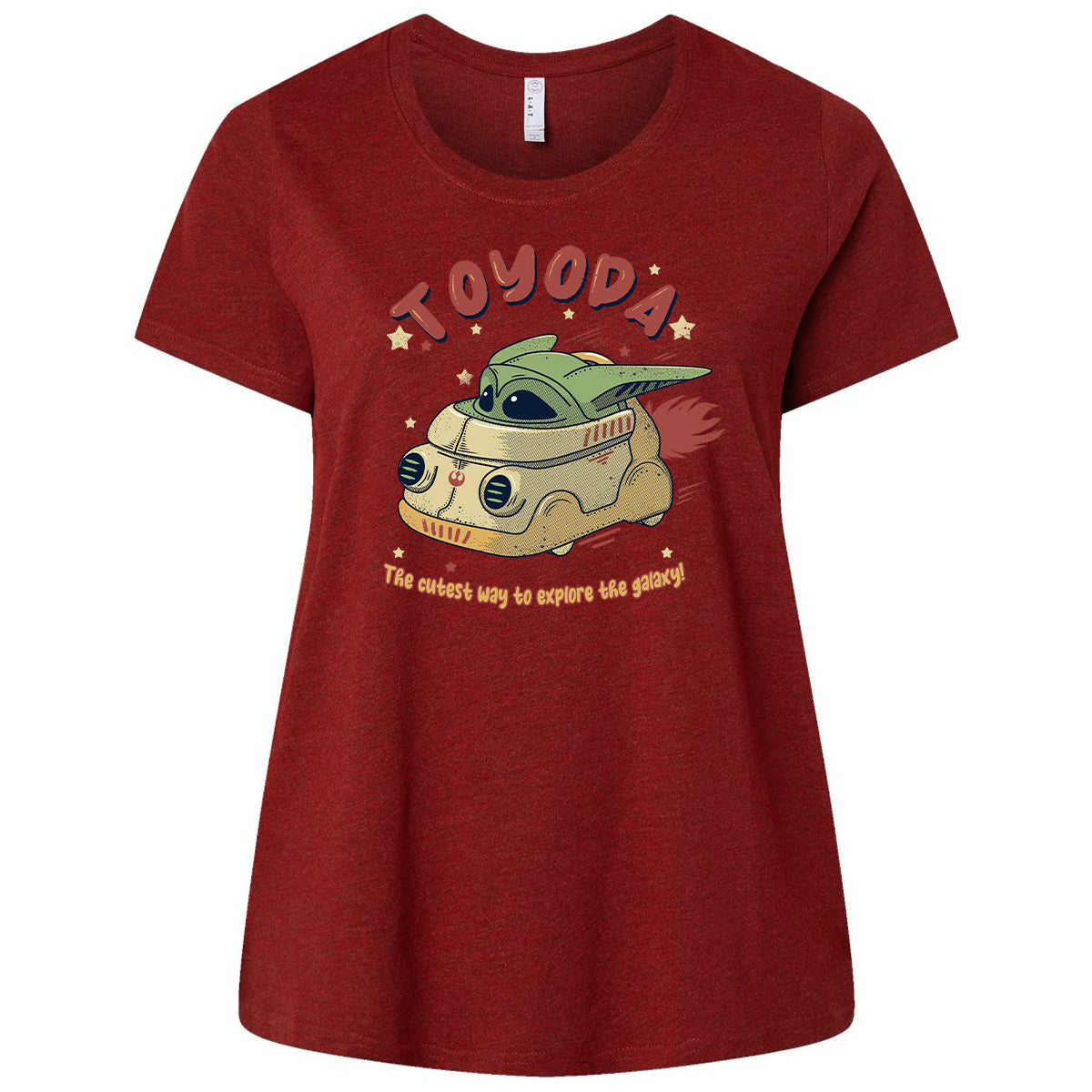 Ladies Curvy Jersey - DLGKFJXY - Cardinal - 10